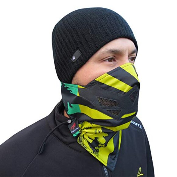 Winter Half Balaclava Face Mask - Fleece Lined, Windproof, Adjustable